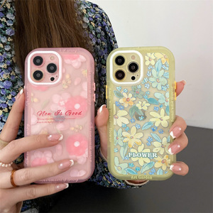 Bellissima custodia in Silicone per fiori in stile INS con custodia per fotocamera cover per telefono trasparente per iPhone X XR 11 12 13 Pro Max - Product Image 4
