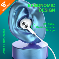 Écouteurs filaires Type-C, écouteurs intra-auriculaires avec micro et contrôle du volume, stéréo HiFi, réduction du bruit pour Android/iPhone 15