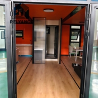Villa conteneur extensible écoénergétique RELYANCE, maison modulaire préfabriquée de luxe pour camping, complexe hôtelier et résidence