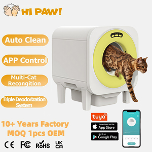 Großhandel Smart App Wifi Control Automatische Katzen toilette Selbst reinigende Haustier toilette Einfache Reinigung Smart Cat Katzen toilette mit Kamera - Product Image 1