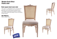 Chaise Ghost en résine PP empilable pour événements, mariages, locations, banquets et repas