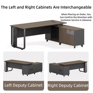 Juego de mesa y silla de oficina de diseño moderno y sencillo al por mayor económico mesa de jefe de escritorio de oficina modular ejecutivo para oficina - Product Image 5