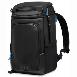 Cooler backpack leak proof 2 insulated compartment portable thermal bag with bottle opener