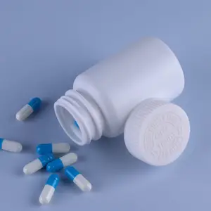Couvercle de bouteille vitaminée en plastique personnalisé bouchon PP à l'épreuve des enfants couvercle blanc à l'épreuve des enfants pour bouteille de médicament flacon de pilules
