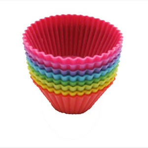 ซิลิโคนมัฟฟินถ้วยรอบซิลิโคน DIY Baking เค้กแม่พิมพ์มัฟฟิน Cupcake แม่พิมพ์ - Product Image 5