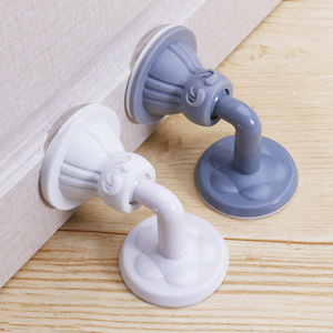 Butée de porte en silicone à aspiration murale, bloqueur de porte automatique pour la protection des portes de salle de bain - Product Image 3