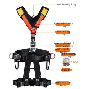 <strong>Customized</strong> Personal Protective Equipment Full Body Safety <strong>Harness</strong> Rock <strong>Climbing</strong> Rescue Fall protection - Product Image 2
