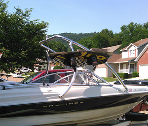 Tour de bateau en aluminium blanc revêtu - Product Image 6