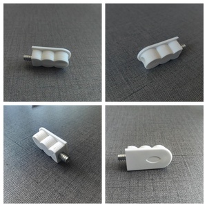 Connecteur de porte de placard en plastique 19x36mm et 15x33mm, amortisseur simple, fixation murale détachable - Product Image 3