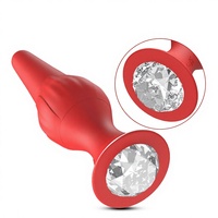 Nouveau vibrateur anal en forme de rose contrôlé par application, avec massage et expansion, en silicone, pour hommes et femmes, jouets sexuels pour adultes