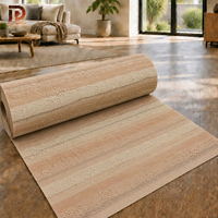 Dalles de marbre flexibles beige-blanc Mcm, grandes dalles, feuilles de placage minces, panneaux muraux pour escaliers extérieurs, durables, légers, pour villa