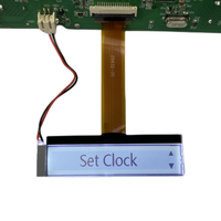 Ventes directes d'usine de Shenzhen 25632-00 COG écran d'affichage fond bleu texte blanc module lcd