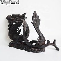 Figurine de dragon chinois antique en fonte pour la décoration de la maison et le Nouvel An chinois