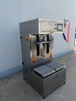 Semi Automatique 2 Buses Anti Corrosif 1 Gallon Bouteille Engrais Liquide Agrochimiques Mousse Bottom Up Poids Remplisseur