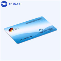 Carte PVC CR80 écologique avec puce Fudan FM11RF08 et numérotation laser pour l'identification scolaire nationale et la gestion du temps de présence