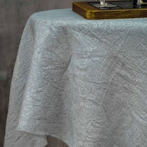 Tissu jacquard caché à motif cachemire, aspect lin, tissé <span class=keywords><strong>vintage</strong></span>, pour robe, chemise transparente, manteau - Product Image 2