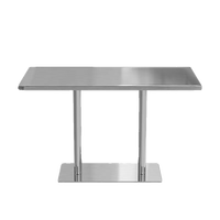 Tischs tuhl aus Edelstahl im Industries til für Fast-Food-Restaurants Grill Esszimmer Bistros Schools Hotels Modern