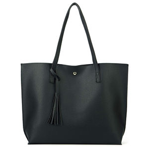 Bolso de Mano de Lujo para Mujer, Colección 2026, de Cuero Genuino, Tipo Tote, con Dos Correas, Cierre de Cremallera, Impermeable, Personalizable - Product Image 1