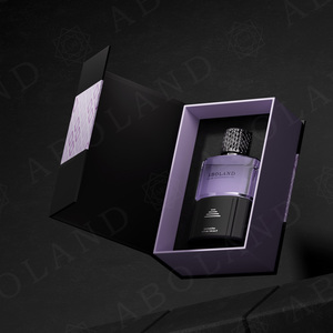 Luxury Rigid Perfume Gift <b>Box</b> Custom Gold Foil Logo Satin Liner High End Cosmetic <b>Bottle</b> Packaging - Product Image 5