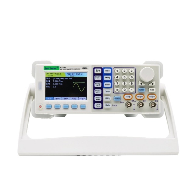 ET3325 Series 25MHz DDS Dual-Channel Function Generator with Square/Pulse/Sine/Triangle Waves 1Hz Resolution