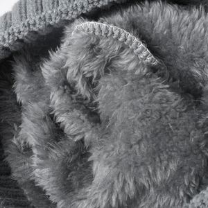 Winter Fleece Outdoor Knitted <b>Hat</b> Pom Pom Jacquard Women Lady Warm Plus Plush Lining Beanie <b>Hat</b> - Product Image 4