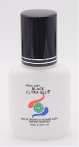 Pegamento Ultra Fuerte para Extensión de Pestañas OEM de 2ml, 5ml, 10ml, en Botella Blanca con Tapa Metálica de Color - Product Image 3