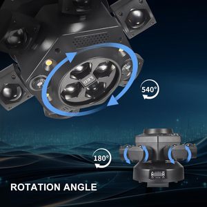 2026 NIEUW 120W Zes-armige RGBW Bewegingskop LED <span class=keywords><strong>Stage</strong></span> Licht DMX Bee-eye Effect Strobe Verlichting LED <span class=keywords><strong>Disco</strong></span> Bewegingskop Licht - Product Image 4