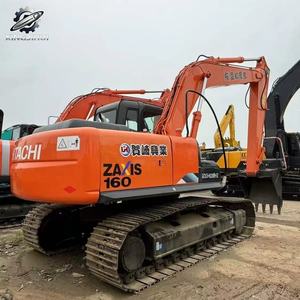 รถขุดตีนตะขาบฮิตาชิ160 มือสอง ขนาด 16 ตัน บุ้งกี๋ 0.6 ลบ.ม. ของแท้จากญี่ปุ่น รถขุดก่อสร้างขนาดกลาง ชั่วโมงการใช้งานต่ำ สภาพดี - Product Image 2