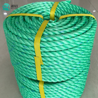 Corde d'emballage PP à 4 brins résistante aux UV, diamètre personnalisé 6-60 mm, colorée, pour l'emballage et le regroupement - Vente chaude