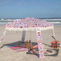 Cabana de plage en coton à quatre pieds, tente de jeu du pacifique, personnalisé UV 50 +, protection de la salle