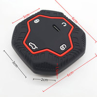 Étui de protection de clé de voiture en silicone à 4 boutons étui de protection de clé à distance pour Chery Jetour T2 Traveler 2023 2024