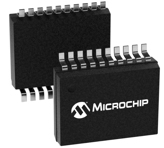 Microchip PIC16F18156-E/SS 8-bit Microcontroller-MCU Standard 28KB Flash 2KB RAM 128B EEPROM 12-bit Diff. ADCC 2x16-bit Dual PWM