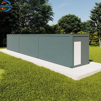 Maison de conteneur préfabriquée modulaire mobile personnalisée WinFair, bureaux préfabriqués en kit pour Afrique du Sud, idéale pour bureau de jardin / studio de cour arrière