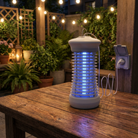 Tueur d'insectes électrique, lampe anti-moustiques pour usage intérieur, piège à mouches avec lumière UV et 1000 V, inodore et silencieux