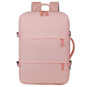 Minimalist Outdoor Thin Large Capacity Waterproof Unisex <b>Laptop</b> <b>Backpack</b> with Usb and Zipper Closure - Product Image 3