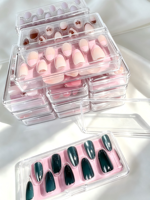 Vente en gros de faux ongles personnalisés avec logo, usine source professionnelle, OEM ODM, étiquette privée, ongles artificiels avec emballage personnalisé