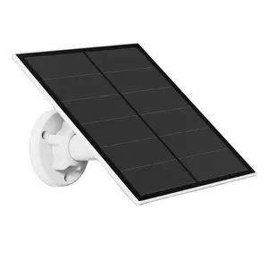 Mini Panel Solar USB de 5W para cámara de seguridad de 5V CC, Micro Panel Solar, cargador impermeable para cámara con montaje ajustable 360