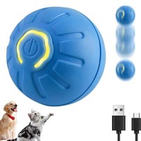 Jouet interactif intelligent pour chien, balle rebondissante automatique, balle électrique rechargeable pour animaux de compagnie, balle auto-motrice pour l'exercice et l'entraînement des chiots