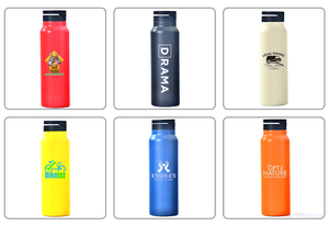 Bouteille d'eau en acier inoxydable avec logo personnalisé, 24 oz, 32 oz, support de téléphone, aimant réglable, thermos isolé avec bouteille d'eau - Product Image 3