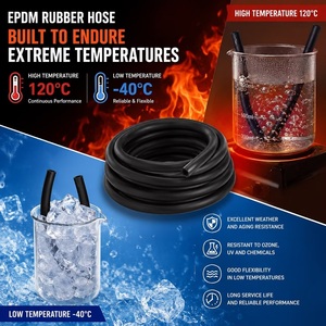 Tuyau en caoutchouc EPDM NBR basse pression, tuyau <span class=keywords><strong>de</strong></span> radiateur tressé en nylon pour machines <span class=keywords><strong>de</strong></span> construction, <span class=keywords><strong>refroidissement</strong></span> du moteur, OEM personnalisé - Product Image 4