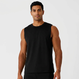 New Arrival 2026 Wholesale Price Custom Men Tank Tops Men Sleeveless T Shirt 100%Cotton Men Tank Tops - Product Image 1