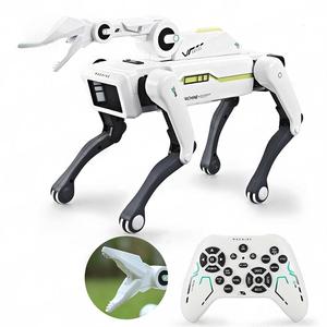 كلب روبوت بجهاز تحكم عن بعد قابل للبرمجة مع جهاز تحكم عن بعد متعدد الوظائف مع تغذية وموسيقى للأطفال - Product Image 1