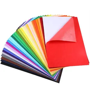 factory supply Wholesale self adhesive craft felt sheets wool blend felt for craft