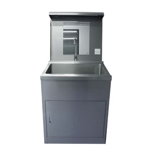 Fregadero Médico de Acero Inoxidable de Alta Calidad para Hospital, Fregadero para Quirófano con Lavamanos de Accionamiento por Rodilla - Product Image 1