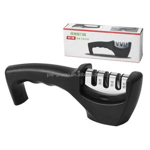 مقص و شفرة سكين مطبخ احترافية ماسية بمقبض بلاستيكي مضاد للانزلاق 3 في 1 بسعر الجملة - Product Image 2