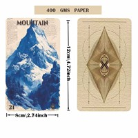 Cartes de tarot Oracle personnalisées avec logo imprimé, livraison rapide, avec guide, pour usage promotionnel, faible MOQ