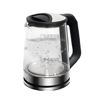 Bouilloire électrique manuelle en gros d'usine, chauffe-eau rapide, grande capacité de 2 L, 1500 W, sans fil, protection contre l'ébullition à sec pour la maison, la cuisine, l'hôtel