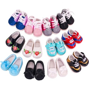 Bottes en PU pour poupée américaine de 18 pouces, modèle de poupée bébé de 43 cm, jouet pour enfant, meilleur cadeau de Noël - Product Image 6