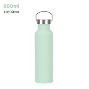 2026 Simple 600ml Double Layer Stainless Steel Sports Insulated Cup Portable Outdoor Handheld <b>Water</b> <b>Bottle</b> - Product Image 6