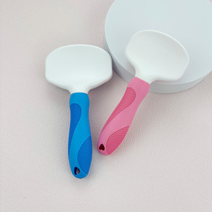 <b>Pet</b> Bathing Massage Comb Soft Bristles Blue Pink Large Small For Dog Cat Grooming - Product Image 4